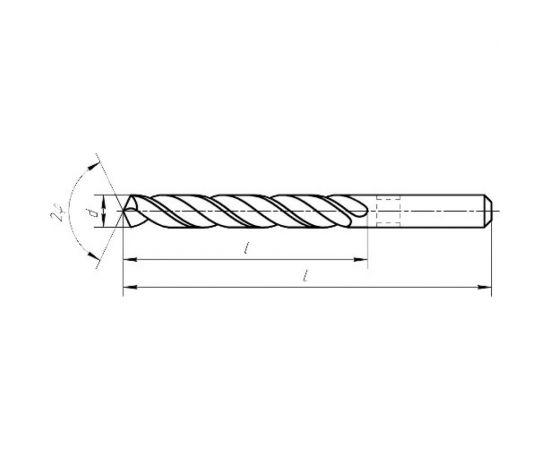 Концевая фреза Туламаш с цилиндрическим хвостовиком 10x22x72 мм 4-зуб ВК8 145723 – изображение 2