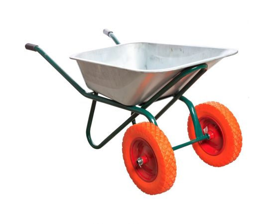 Двухколесная строительная тачка REDVERG RD-WB250RPU литое колесо 6665224 – изображение 2