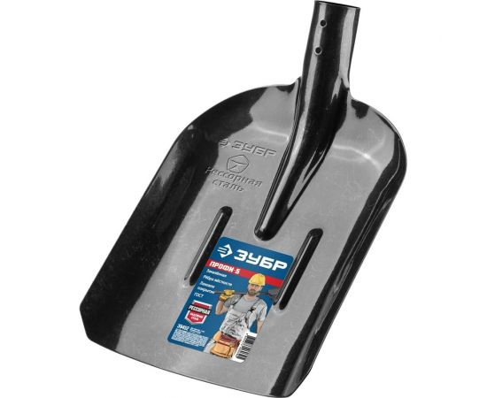 Совковая лопата с ребрами жесткости ЗУБР ПРОФИ-5 без черенка 39452 – изображение 2