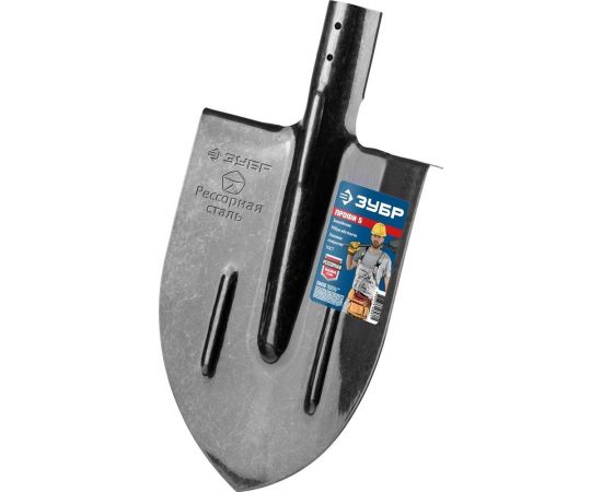 Штыковая лопата с ребрами жесткости ЗУБР ПРОФИ-5 без черенка 39450 – изображение 2