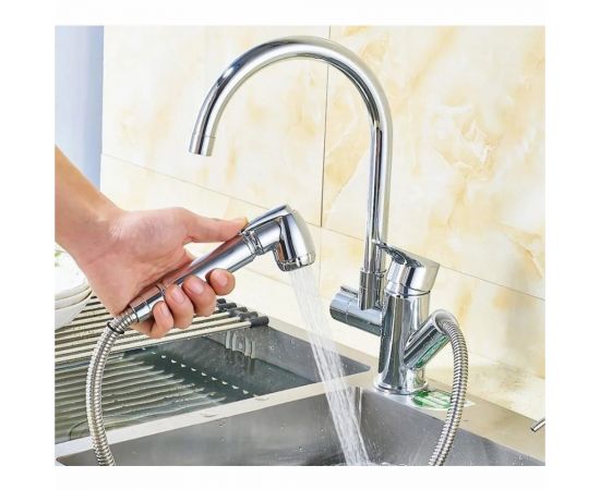 Смеситель для кухни MATRIX SMF-670012 с дополнительной выдвижной лейкой 4064 – изображение 2