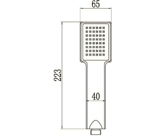 Лейка для ручного душа Savol 1 режим S-0P1179 23699 – изображение 2