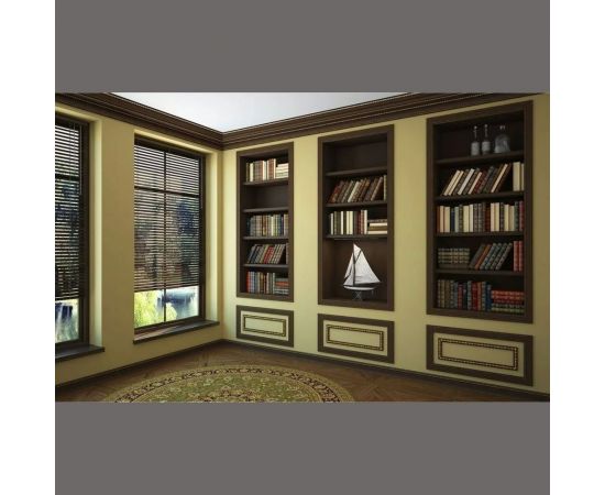 Карниз Cosca интерьерный багет, 60 мм, венге СПБ023876 – изображение 3