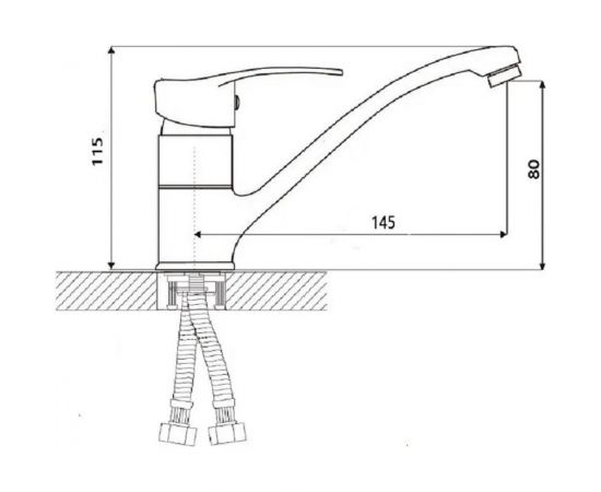Смеситель для раковины WISENT W45212 – изображение 4