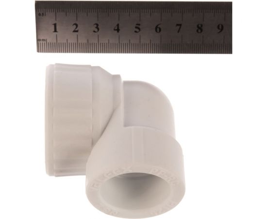 Комбинированный угольник VALFEX PP-R белый, 32х3/4 дюйма ВР 10125132 127-0590 – изображение 4