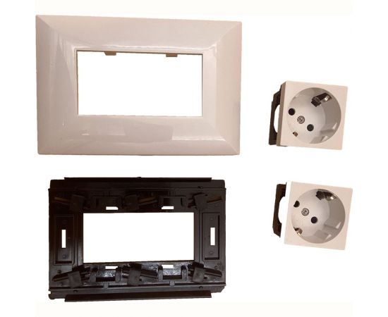 Набор для монтажа в кабель-канал Mutlusan electric для розетки 2 поста 001 047 040002 00 00 – изображение 4