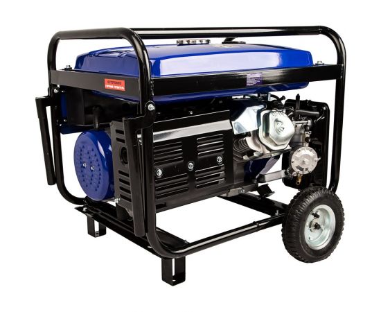 Гибридный генератор газ-бензин СПЕЦ HG-9000 и комплект для подключения к сети+баллону – изображение 5