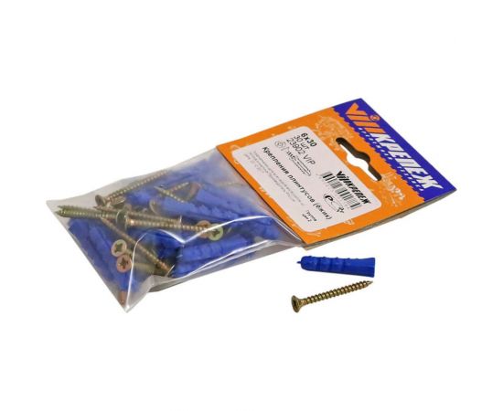 Набор крепления плинтусов VIPкрепеж 6/30 дюбель ежик 30шт/30шт 23902 VIP 