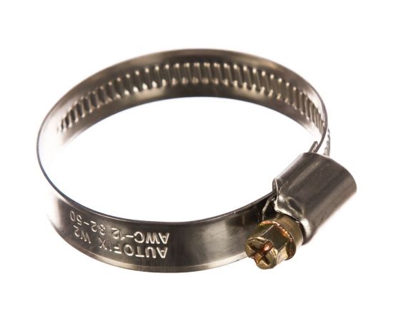 Червячный хомут AutoFix 32-50/12 мм W2 нерж. сталь 50 шт. AWC-12 32-50 