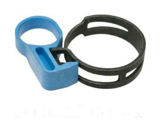 Пружинный хомут MUBEA 18х12 черный с чекой, FBS, Германия 18012008035 