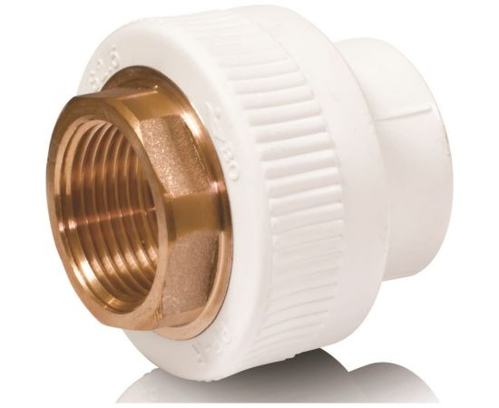 Комбинированная муфта Blue Ocean полипропиленовая, с внутренней резьбой - 110x4"" под ключ PPRF/HTIA-110х4 