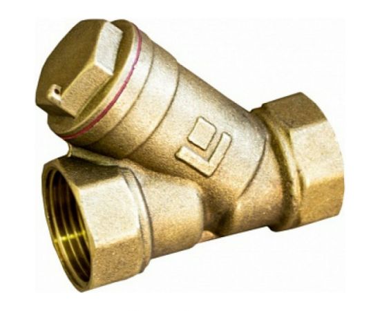 Сетчатый фильтр STI латунный Y-образныйДу20 Ру20 муфтовый уплотнение паронит D260-00674 