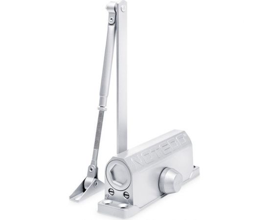 Доводчик NOTEDO DC-100 лёгкий характер серебро Т948 