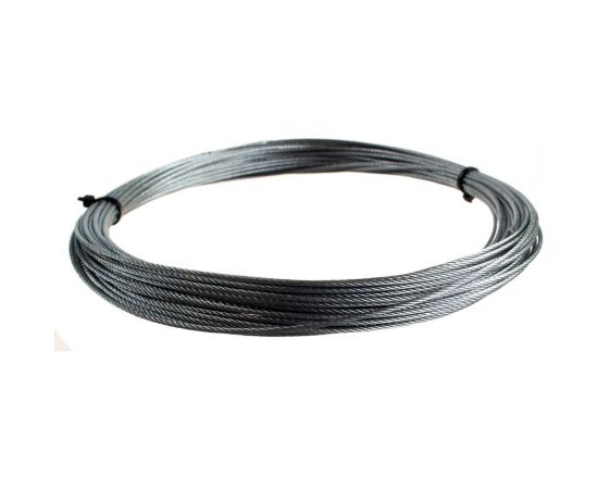 Стальной трос для растяжки DIN 3055, 2 мм, 20 м Tech-Krep 127843 