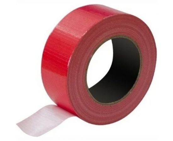 Армированная влагостойкая клейкая лента на тканевой основе УправДом красная, 38 мм х 50 м 4100002058 