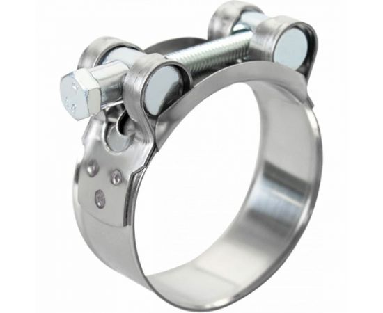 Силовой хомут Nord-Yada Д: 26-28 мм, Ш: 18 мм, Т: 0,6 мм, болт: М5х40, нерж. сталь 903116 