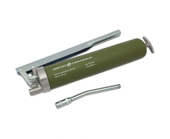Шприц для смазки Дело Техники плунжерный, профессиональный, 400 см3 865544 