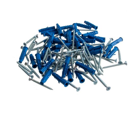 Саморез ШУц Tech-Krep 3,5х40 потайная головка + дюбель 6х30 100 шт - пакет 112936 