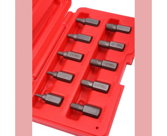 Набор экстракторов 1/8-13/32 10 предметов AV Steel AV-921087 – изображение 2