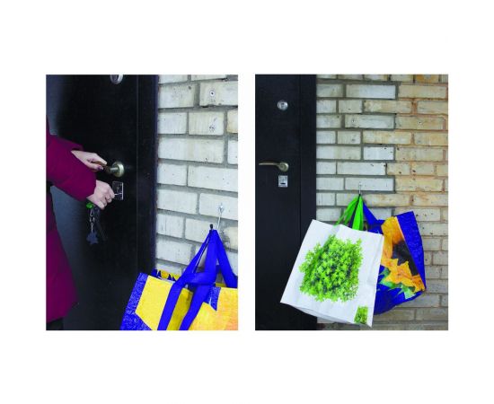 Настенный крючок Lucky Guy ""ТИК-ТАК"" 79x45 мм, оцинк, 3 шт. 803 50 7945 0 – изображение 2