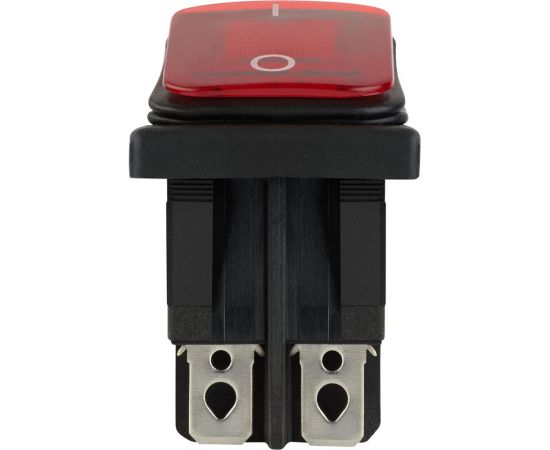 Клавишный влагозащищённый выключатель duwi с подсветкой 4 контакта, 250В, 16А, ВКЛ-ВЫКЛ тип RWB-507, 26845 1 – изображение 2