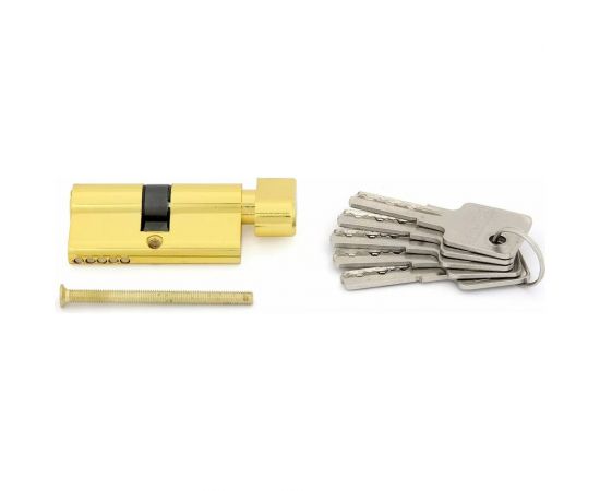 Цилиндровый механизм Palladium ZN 60 C BK PB СТ-00001129 – изображение 2