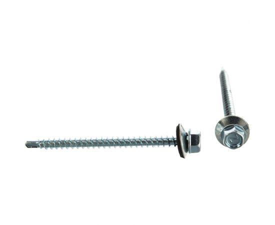 Кровельный саморез Tech-Krep КР ZP сверло 4,8х64 30 шт, коробка с окном 112028 – изображение 2