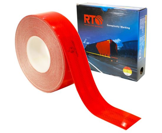 Световозвращающая лента для контурной маркировки RTLITE RT-V104 50,8 мм х 50 м, красная RT-V104R – изображение 3