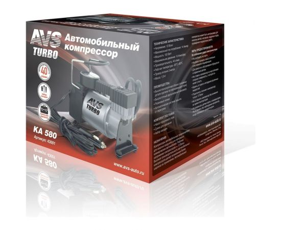 Автомобильный компрессор AVS KA580 43001 – изображение 3