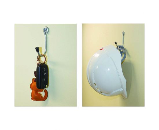 Настенный крючок Lucky Guy ""ТИК-ТАК"" 79x45 мм, оцинк, 3 шт. 803 50 7945 0 – изображение 3