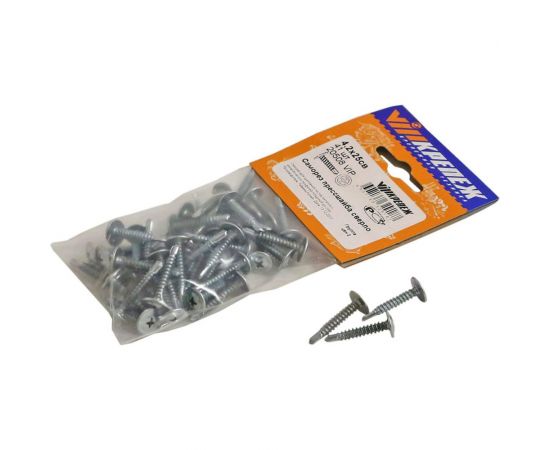 Саморез прессшайба VIPкрепеж сверло, 4.2х25, 41 шт. 20508 VIP – изображение 4