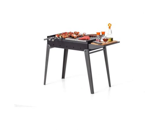 Складной мангал с боковой полкой GRATAR Классика МКЛ 600 – изображение 4