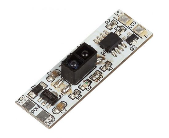 Бесконтактный выключатель (датчик) светодиодной ленты MAKSILED 12В, 24Вт, 1x2A, IP20, 30x12x8мм ML-DS – изображение 4