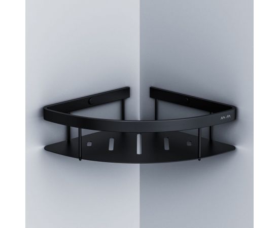 Полка для душа AM.PM Sense L угловая, черный A7454122 – изображение 5