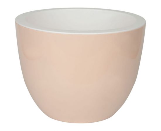 Пластиковый горшок с вкладкой liveingreen Орион пудра, диам. 29 см, высота 18 см, 9 л ОР29-24 
