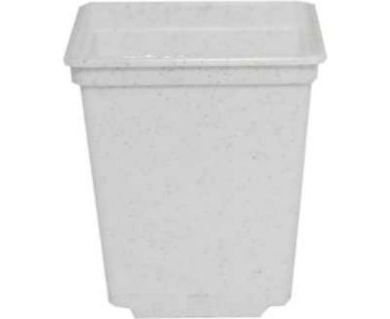 Горшок для рассады Ангора 0.25 л, 7x7х8 см, квадратный, белый А5500бл 