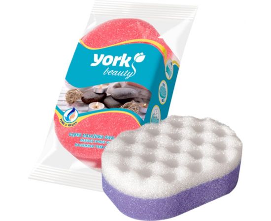 Массажная губка для тела YORK овал 011010 