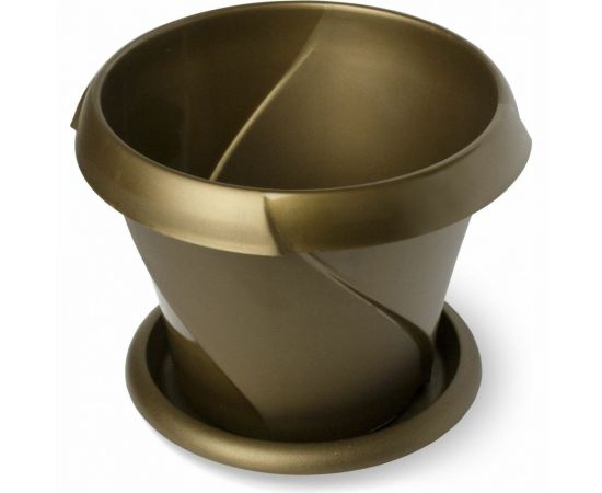 Кашпо с поддонником Martika Флориана 9.2 л, диам. 315 мм, золотое С388ЗОЛ 