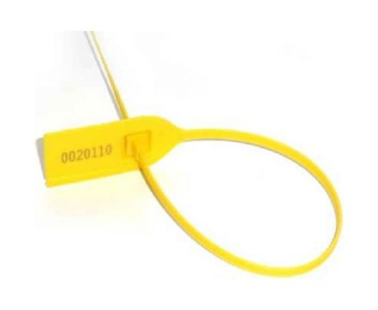 Пластиковая номерная пломба Пломба.Ру D5мм, L280мм, Цвет желтый 50 шт. КПП-3-0434 619322 