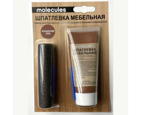 Мебельная шпатлевка Molecules итальянский орех KMLS757 