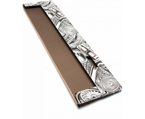 Облицовка радиатора Dreamcar 25x100 см, алюминий, ячейка 12x6 мм, черная DC-000-0002040 