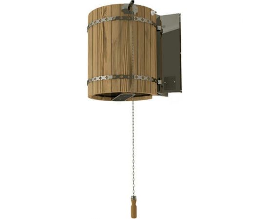 Обливное устройство для бани VVD Ливень деревянное обрамление ТЕРМО, 50 л 1126 