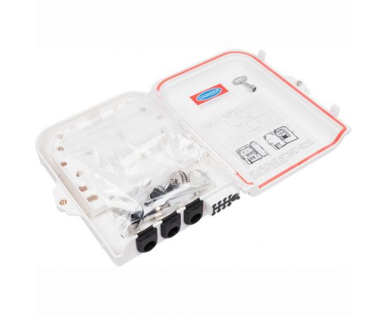 Проходной настенный бокс Netlink FTTH-08 внешний, герметичный УТ000001708 – изображение 2