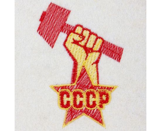 Шапка Банная линия Эко "СССР" 11-075 – изображение 2