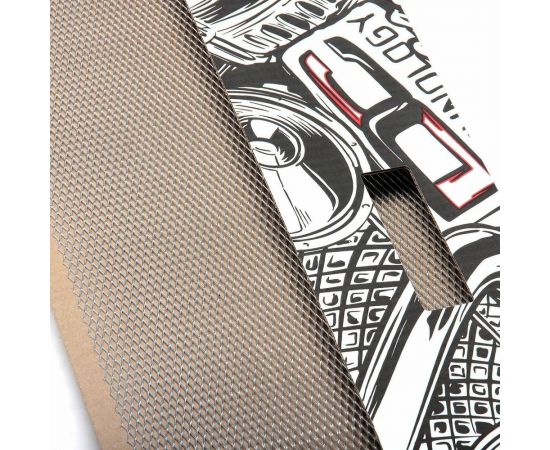 Облицовка радиатора Dreamcar 25x100 см, алюминий, ячейка 6x2 мм DC-000-0000186 – изображение 2