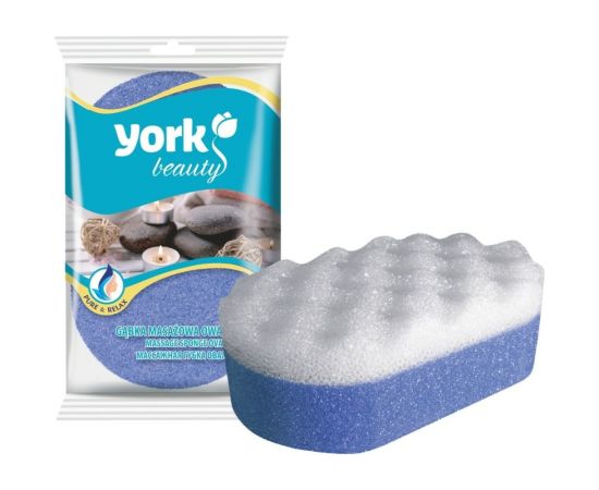 Массажная губка для тела YORK овал 011010 – изображение 2