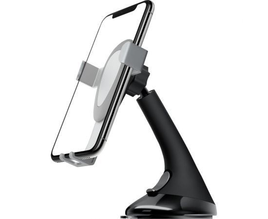 Автомобильный держатель InterStep Гравитация доп крепление на стекло, silver 62695 – изображение 2