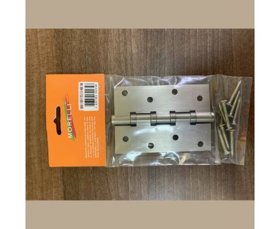 Латунная петля MORELLI цвет-бел.никель MBU 100X70X3-4BB SN 9010233 – изображение 3