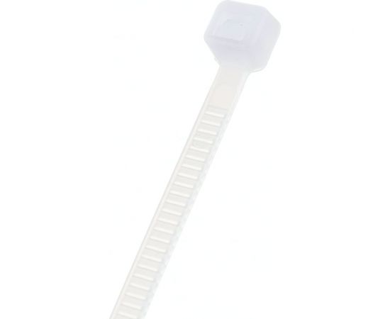 Нейлоновая стяжка SUPRLAN 3.6х200 мм белая 100pcs 06-1023 – изображение 3