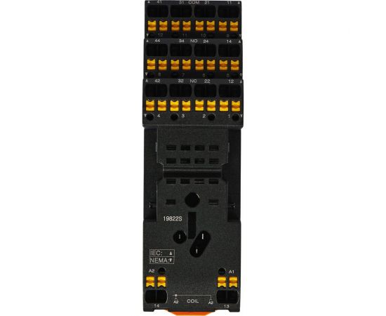 Розетка с push in клеммами для реле RP4.34 и модуля PM8 РЕЛЕОН 10А, S4P4 – изображение 3